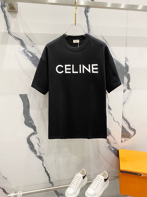 セリーヌ CELINE ロゴプリント半袖Tシャツ