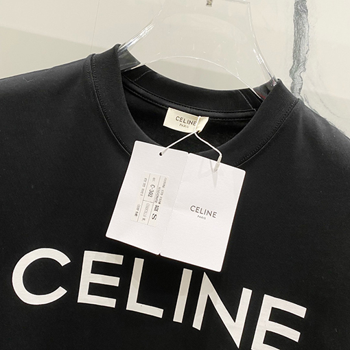 セリーヌ CELINE ロゴプリント半袖Tシャツ