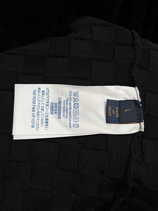 ルイヴィトン LVM SINCE 1854 春夏コレクション ブラックジャカード半袖Tシャツ