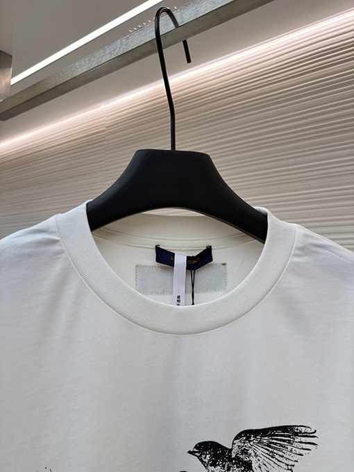 ルイヴィトン LV アニマルプリントクルーネック半袖Tシャツ