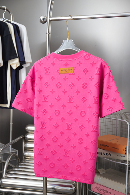 ルイヴィトンスーパーコピー クラシックロゴジャカード半袖Tシャツ