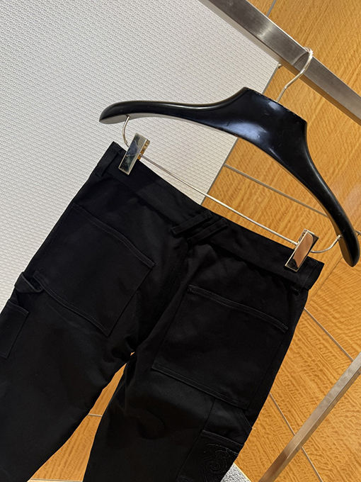 バーバリーコピー チェック柄ワークジーンズ