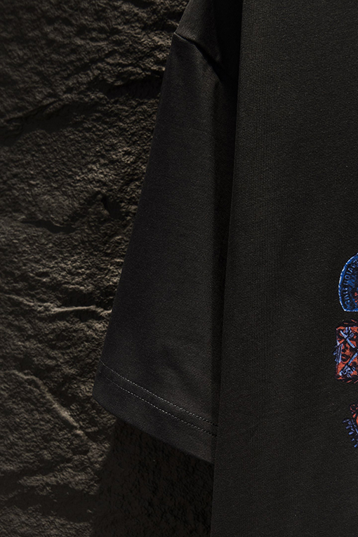 バレンシアガコピー Balenciaga 白インクダイレクトプリント半袖Tシャツ