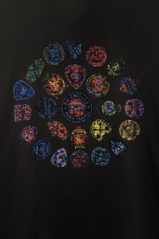 バレンシアガコピー Balenciaga 白インクダイレクトプリント半袖Tシャツ