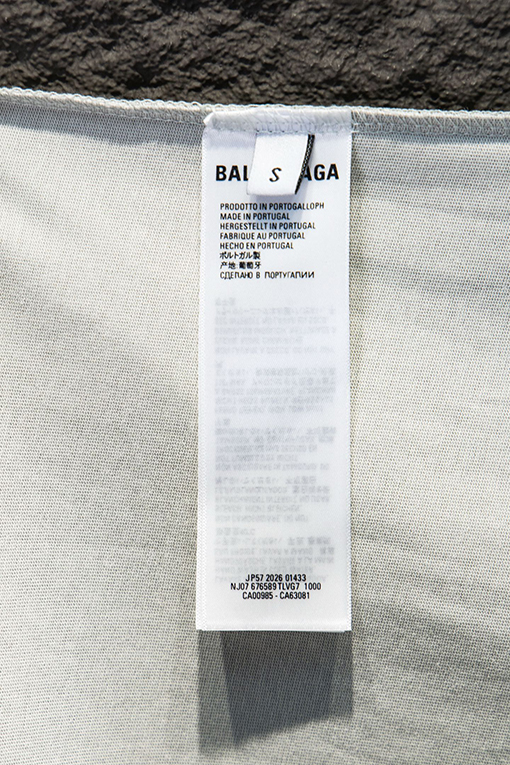 バレンシアガコピー Balenciaga スプライスジャージー半袖Tシャツ