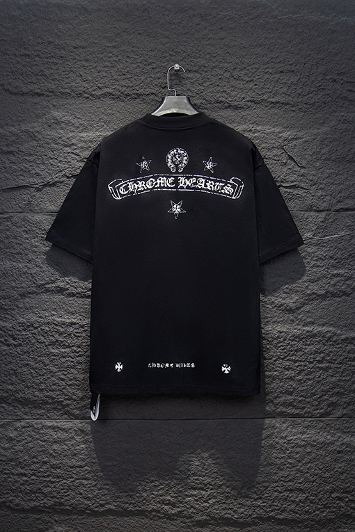 クロムハーツスーパーコピー グラデーショングラフィティハードウェア半袖Tシャツ