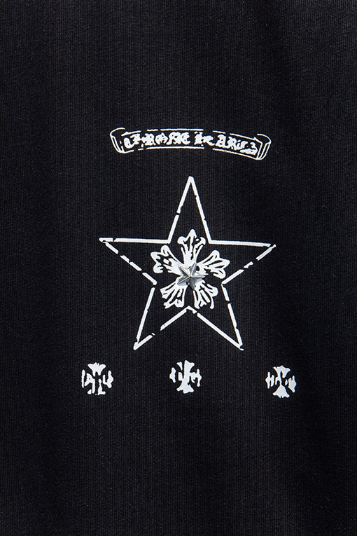 クロムハーツスーパーコピー グラデーショングラフィティハードウェア半袖Tシャツ