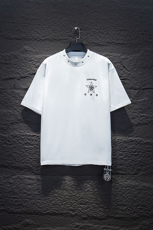 クロムハーツスーパーコピー グラデーショングラフィティハードウェア半袖Tシャツ