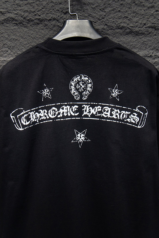 クロムハーツスーパーコピー グラデーショングラフィティハードウェア半袖Tシャツ