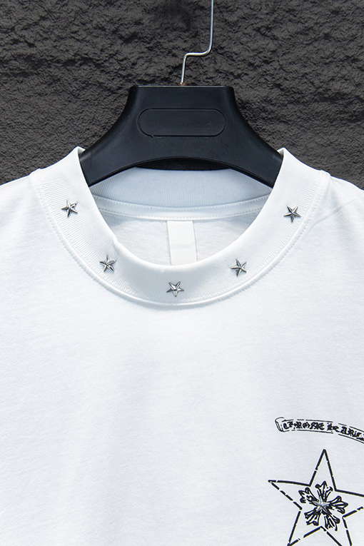 クロムハーツスーパーコピー グラデーショングラフィティハードウェア半袖Tシャツ