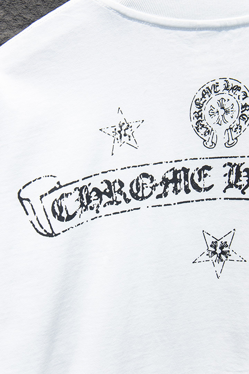 クロムハーツスーパーコピー グラデーショングラフィティハードウェア半袖Tシャツ