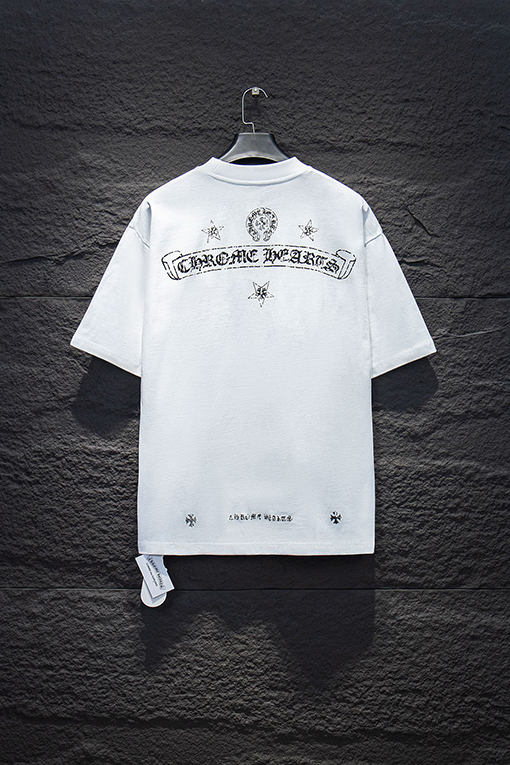 クロムハーツスーパーコピー グラデーショングラフィティハードウェア半袖Tシャツ