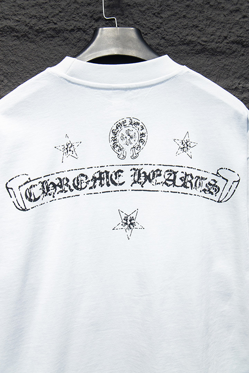 クロムハーツスーパーコピー グラデーショングラフィティハードウェア半袖Tシャツ