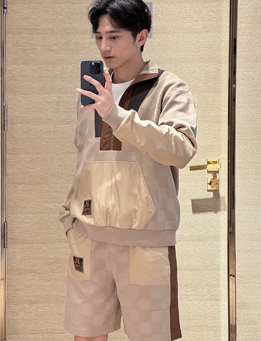 ルイヴィトン 1854 チェック柄ショートパンツ