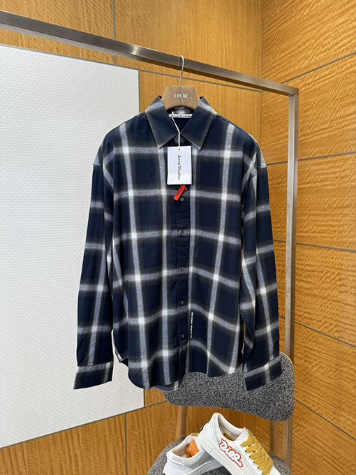 アクネストゥディオズコピー Acne Studios 新作チェック柄長袖シャツ