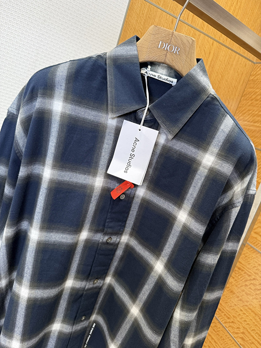 アクネストゥディオズコピー Acne Studios 新作チェック柄長袖シャツ