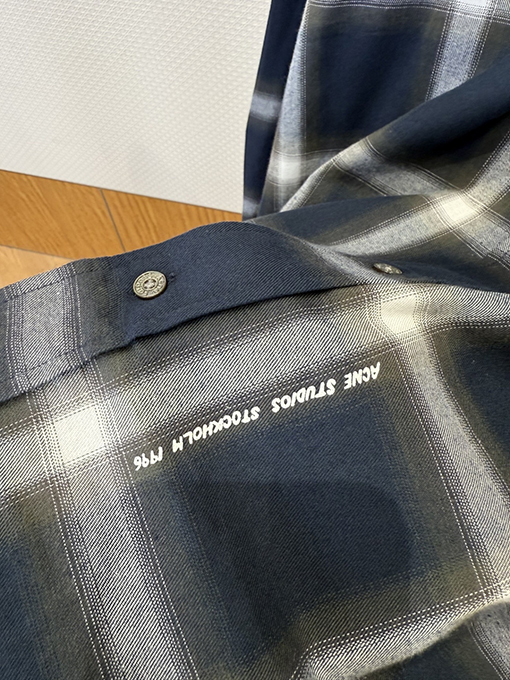 アクネストゥディオズコピー Acne Studios 新作チェック柄長袖シャツ