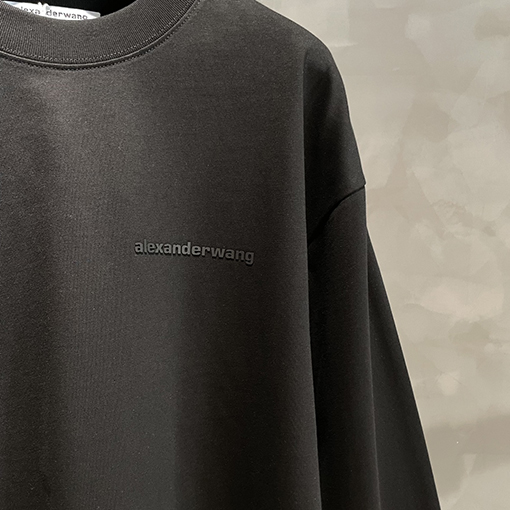 アレキサンダーワン Alexander Wang プリントロゴ入りロゴ長袖シャツ