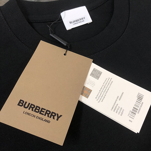 バーバリーコピー Burberry ロゴ入りカップルクルーネック スウェットシャツ