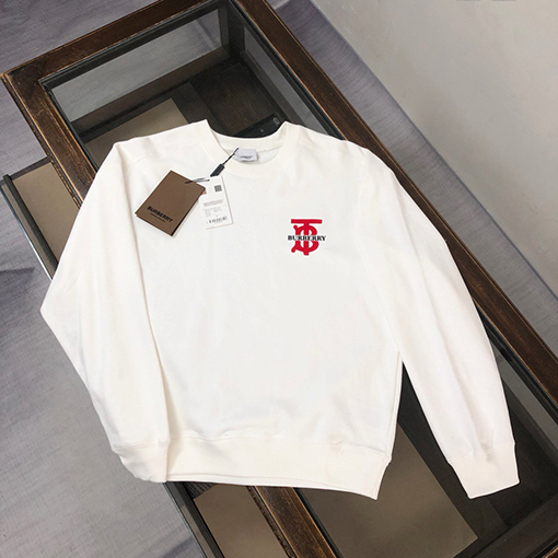 バーバリーコピー Burberry ロゴ入りカップルクルーネック スウェットシャツ