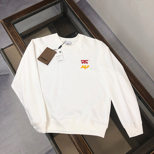 バーバリー Burberry 新モデルロゴ入りカップルクルーネック スウェットシャツ
