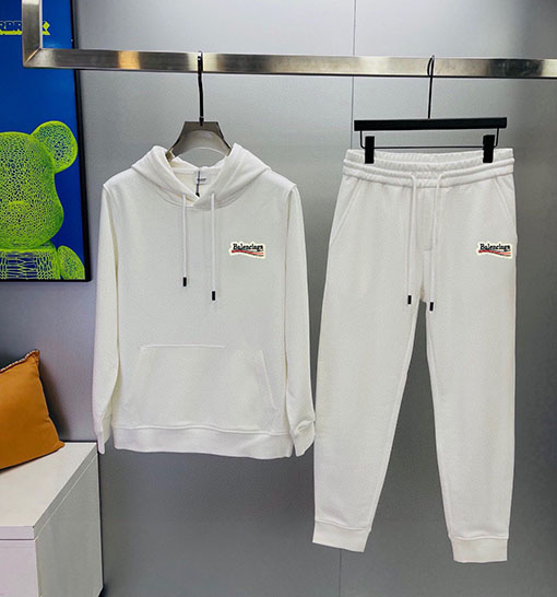 バレンシアガ BALENCIAGA 最新のトレンドパーカーとパンツのセット
