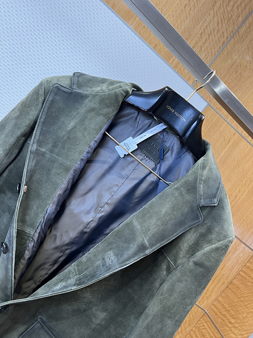 プラダコピー スエードのカジュアルスーツジャケット