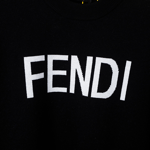 フェンディスーパーコピー FENDl 人気のロゴジャカードニットクルーネックセーター