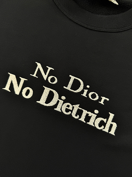 ディオール Dior 刺繍入りレタークルーネック スウェットシャツ