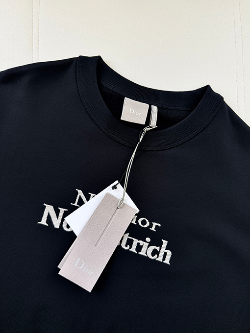 ディオール Dior 刺繍入りレタークルーネック スウェットシャツ