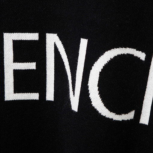ジバンシイ GIVENSHY ジャカード織りのクルーネックニットセーター