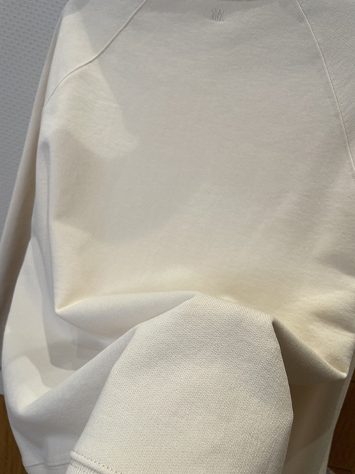 アミスーパーコピー 織り刺繍入りクルーネックのスウェットシャツ