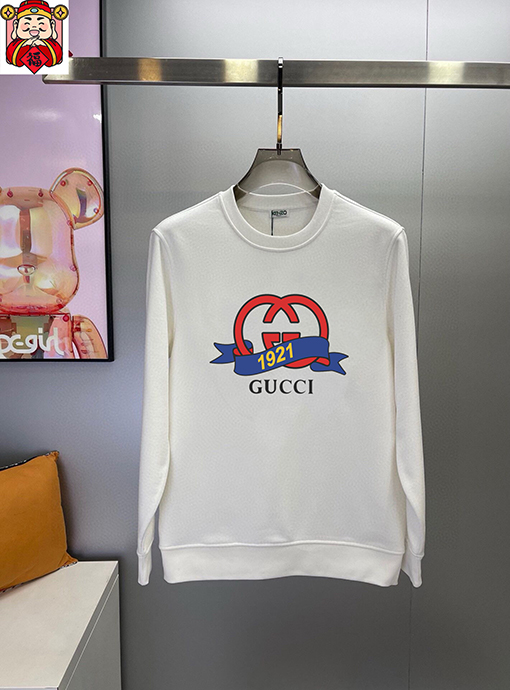 グッチコピー Gucci 最新のトレンドクルーネックのスウェットシャツとパンツのセット