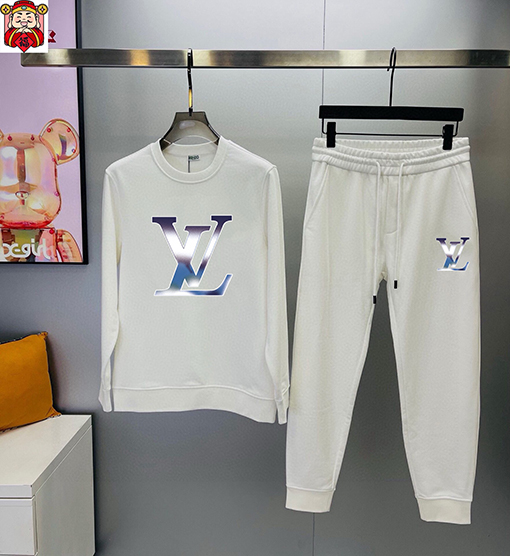 ルイヴィトンスーパーコピー LV 新モデル人気のクルーネックのスウェットシャツとパンツのセット