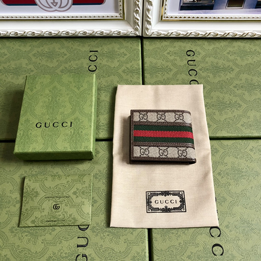 グッチ アプリコット色のPVCパッチワーク豚革ハンドバッグ