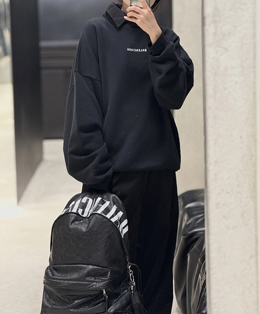 バレンシアガコピー BALENCIAGA フェイクツーピースパーカー