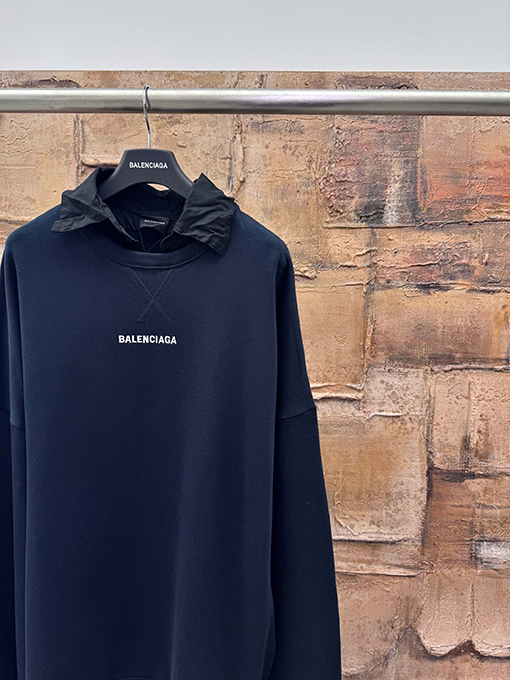バレンシアガコピー BALENCIAGA フェイクツーピースパーカー