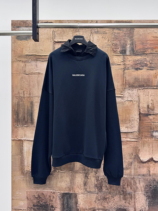 バレンシアガコピー BALENCIAGA フェイクツーピースパーカー
