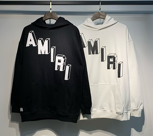 アミリコピー AMIRI 新モデル 360g 純綿テリークロス ペイズリー柄フード付きスウェットシャツ