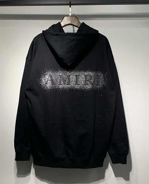 アミリスーパーコピー AMIRI クラシックテリーシマーフーディーテリーウール光沢のあるフード付きスウェットシャツ
