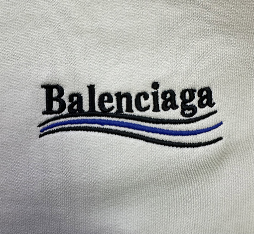 バレンシアガコピー Balenciaga コーラウェーブロゴ刺繍入りカジュアルショーツ
