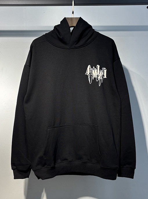 アミリ AMIRI 秋と冬の新しいフード付きスウェットシャツ