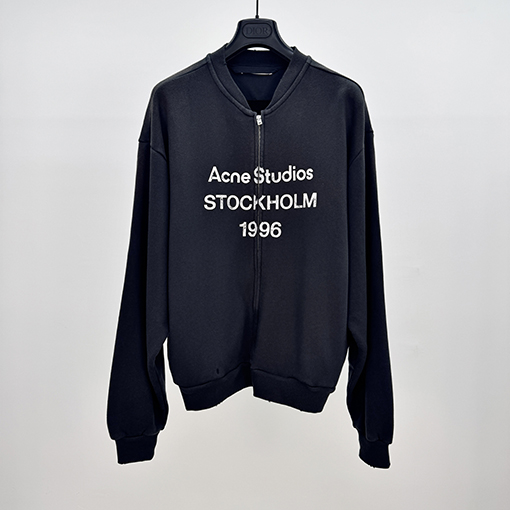 アクネストゥディオズ Acne Studios 1996 ロゴプリント入りウォッシュジップアップジャケット