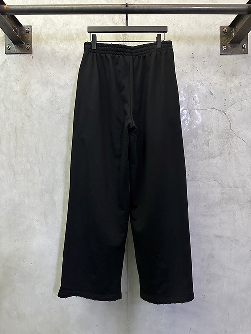バレンシアガコピー Balenciaga 黄色のテープロゴ入りカジュアルパンツ