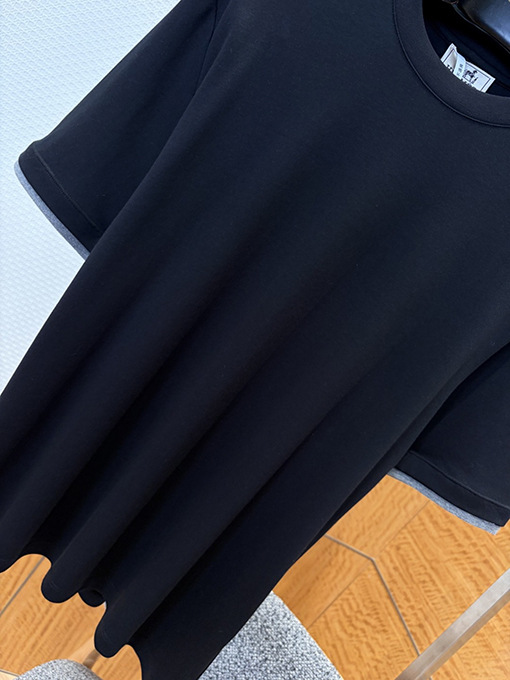 エルメス ツーピース風デザインの半袖Tシャツ