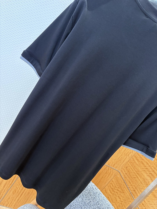 エルメス ツーピース風デザインの半袖Tシャツ