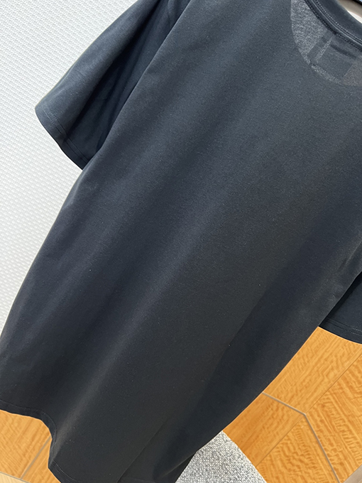 ディオール IN COLD BLOOD TRUMAN C ROTE DIOR 文字ロゴ刺繍プリント入りクルーネック半袖Tシャツ
