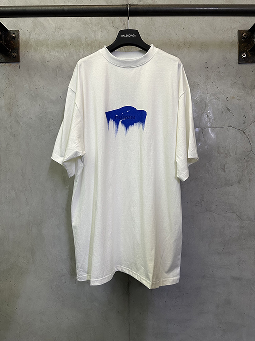 バレンシアガコピー Balenciaga 3M 刺繍プリント半袖Tシャツ