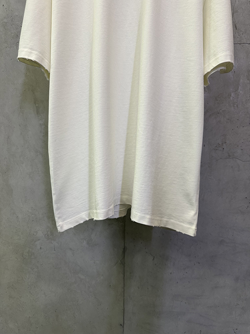 サンローランコピー Saint Laurent 文字ロゴプリントの半袖Tシャツ