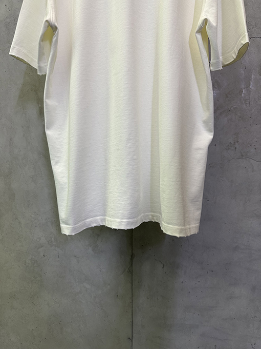 サンローランコピー Saint Laurent 文字ロゴプリントの半袖Tシャツ